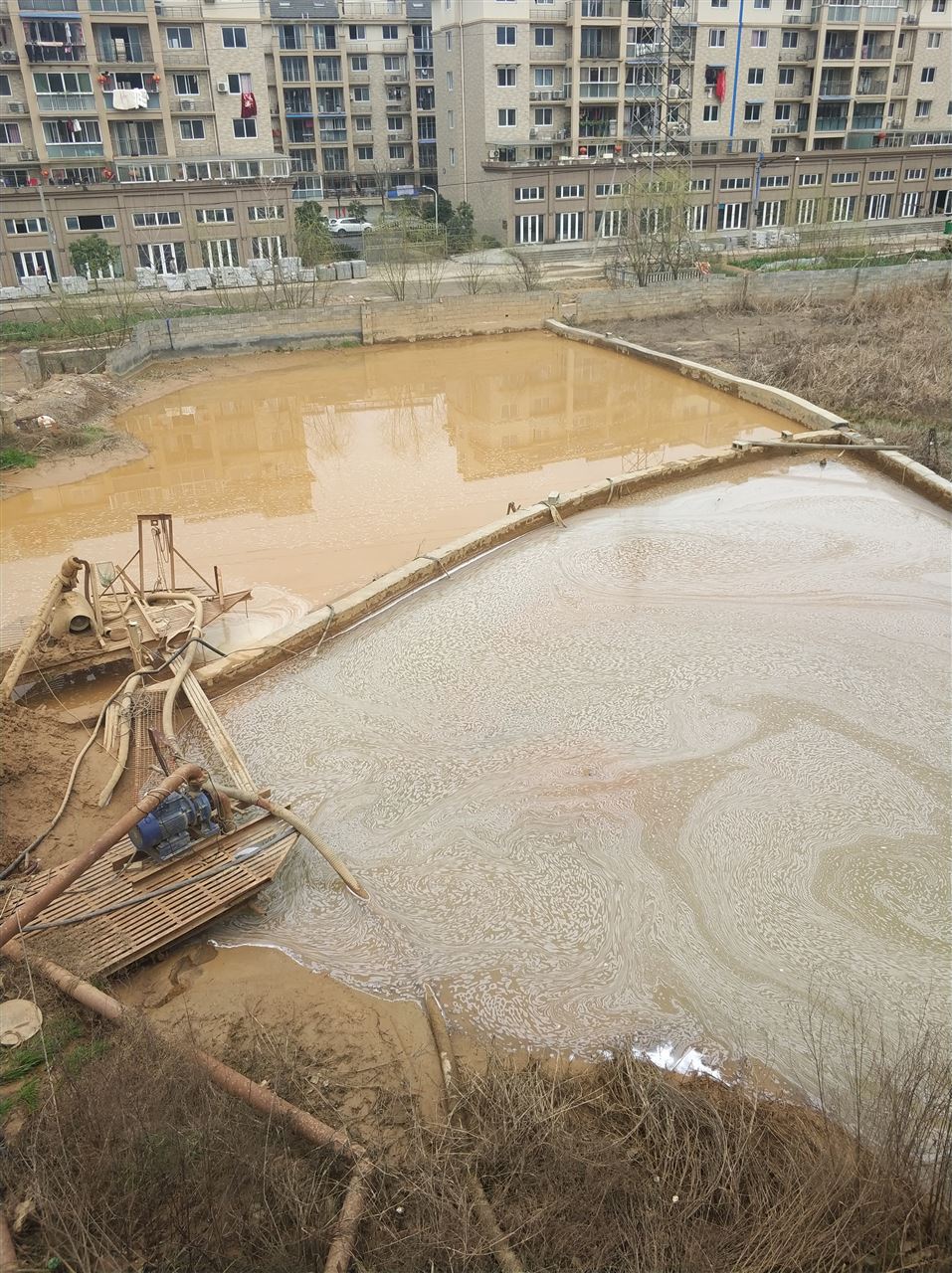 振安沉淀池淤泥清理-厂区废水池淤泥清淤